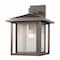 Z-Lite Aspen 1 Light Outdoor, Oil Rubbed Bronze And Clear Seedy 554B-ORB - alternate 1